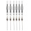 Raindrops Füllerminen 6er Pack Zylindrisch Silber 2