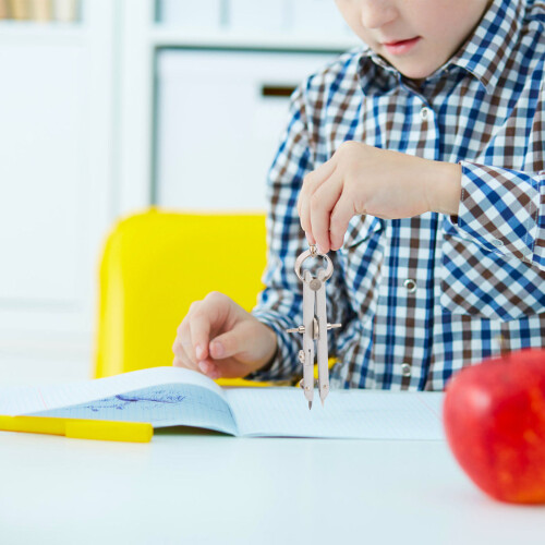 Präziser Metall-Compas Mit Schraubverschluss Für Schule Büro 2