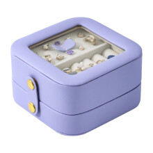 Portable Accessory Case for Women Unique Traveling-Purple