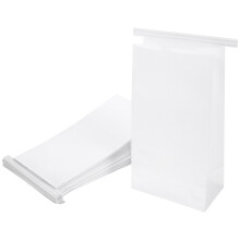25Pcs Eco-Friendly White Vomit Bags for Motion Sickness Use
