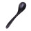 6Pcs Black Tableware Soup Spoons Handmade Flatware for Dining 3