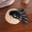 6Pcs Black Tableware Soup Spoons Handmade Flatware for Dining 7