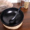6Pcs Black Tableware Soup Spoons Handmade Flatware for Dining 6