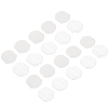 40Pcs Ear Clip Mat Accessories Durable Soft Transparent Ear Clamp Pads