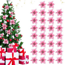 Premium Artificial Pine Tree, Mini Christmas Tree for Home Party, Adorned with Delicate and Elegant Design, 13Cm High Quality Plastic Silver Glitter P