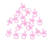 Bastelmaterialien für die Babyparty, Babyschnuller aus glattem Acryl, Dekoartikel für die Gender-Reveal-Party in warmen Farben