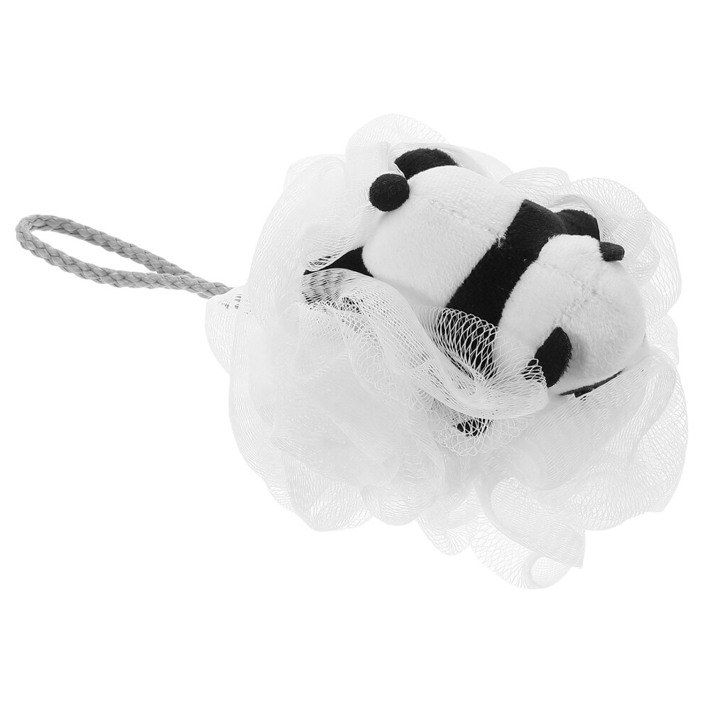 Ohphcall Cute Panda Bath Loofah Sponge For Kids Gentle Exfoliating Scrubber