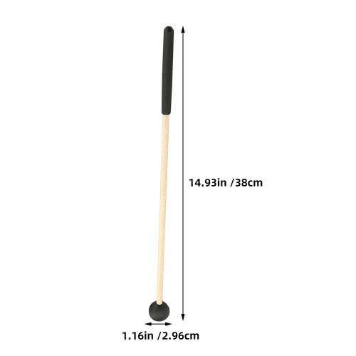 2 Pezzi Bacchette Rotonde Con In Legno Per A Lingua 1
