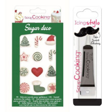 Makeiset joulukoristeet Sweet Christmas + Musta pursotintyyppi