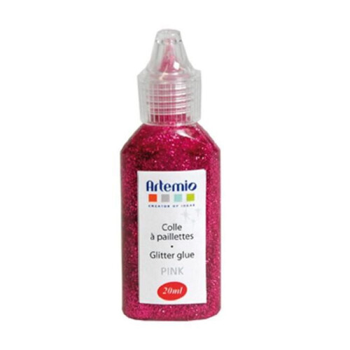 Fuchsia Glitzerkleber