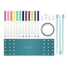 Kit de transfert - ARTEMIO - Tout en un - 12 stylos - 4 adaptateurs - Multicolore