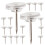 50Pcs Clear Whiteboard Tacks Push Pins For Bulletin Maps 5