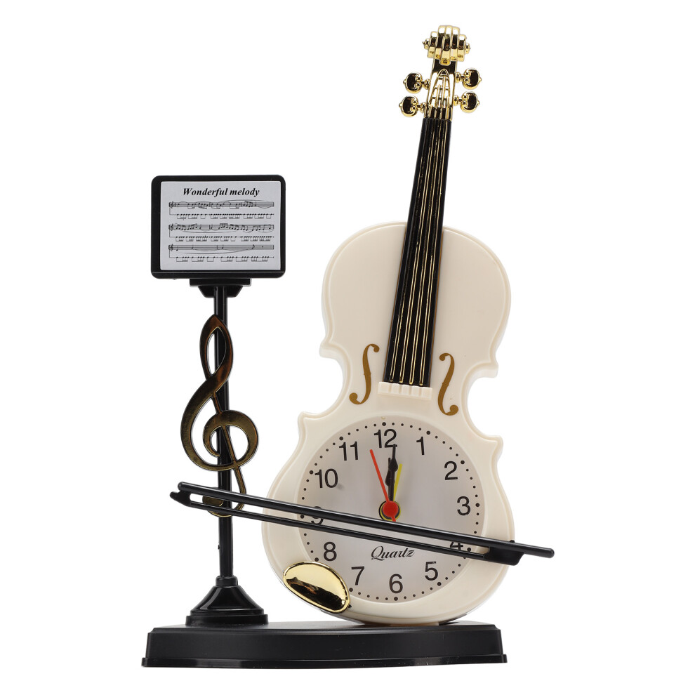 Creative Alarm Clock, Exquisite Gift For Children, Vintage Style Clock With Accurate Timekeeping, Beautiful Practical Musical Instrument Decor, Unique