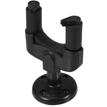 Suportes De Parede Para Guitarra Com Fixação Automática E Base (Preto)