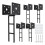 U Shape Post Anchor 4 Pack Fence Post Holder For Concrete Pergola Brackets 1