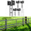 U Shape Post Anchor 4 Pack Fence Post Holder For Concrete Pergola Brackets 3