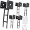 U Shape Post Anchor 4 Pack Fence Post Holder For Concrete Pergola Brackets 5