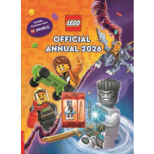LEGO Books. Official Annual 2026 with Zane LEGO NINJAGO minifigure by