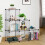 Homcom HOMCOM DIY 6 Cube Metal Wire Rack Interlocking Storage Cabinet Organiser Display 1