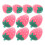 10 Unidades Kawaii Caps Para Lápis Silicone Flexíveis 10