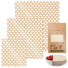 Emballages pratiques en coton à la cire d'abeille,-ruche 2
