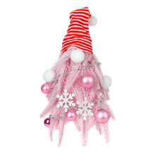 Christmas Enchantment, Mini Pink Christmas Tree, Exquisite Tabletop Artificial Xmas Tree, Battery Operated Christmas Decor For Living Room, Bedroom, F