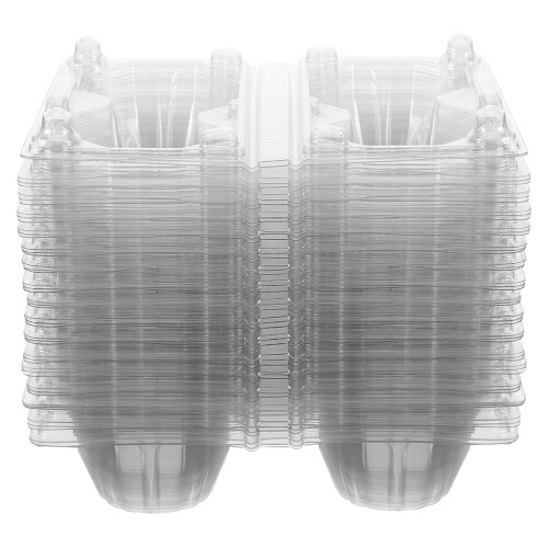 100Pcs Äggkartonger 2-Slots För Kycklingägg 2