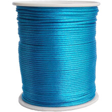 Soft Comfort in Jewelry Making: Nylon Satin Cord with Vibrant Color and Durability for Macrame Bracelets, Braided Thread String Offers Easy Handling v