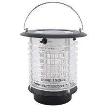Elektrische vliegenvanger voor buiten met oplaadbare, op zonne-energie werkende UV-lamp en waterdichte insectenval.