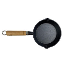 Mini Iron Frying Pan Cast Iron Skillet Smooth Surface Even Heat Distribution For Burgers Eggs Steaks Sausages Easy Clean