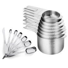 Ensemble de cuillères à mesurer de cuisine multifonctions,-D