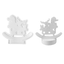 Moules de bougeoir bonhomme de neige, moules de noël,-moule