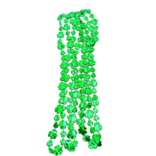 Ierse Sint-Patrickskettingen voor culturele festiviteiten, groene kralenketting als accessoire voor parades, met klavertje vier en een kralenketting