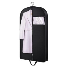 Foldable Dress Bag For Coats Tuxedos Gowns, Garment Storage Bag, Adjustable Length 110152 cm, 60x10 cm (152x60x10 cm)