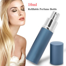 10ml tragbare nachfüllbare blaue Parfümzerstäuber-Flasche mit feinem Nebel-Spray