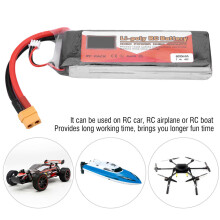 2S 7,4V 6000mAh 45C LiPo-Akku mit XT60 für ferngestecktes Auto, Flugzeug, Boot