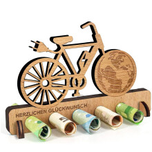 Geburtstag Geldgeschenk Holz, Geldgeschenk für Radfahrer,Geburtstag Geldgeschenk Holz Geldgeschenk Fahrrad Kreatives Geldgeschenk für Freunde,