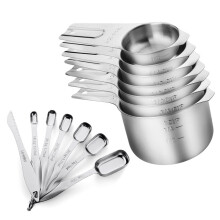 Accurate Measuring Spoon Set Strudy Stainless Steel Measuring-D