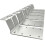 TPost Bracket 6Pack 3Inch Vertical, Metal Silver Fence Hardware Compatible with Standard TPosts, Versatile Use 5