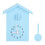 Pendulum Wall Clock With Charming Bird, Modern Wall Clock Featuring Fun Cuckoo Sound And Silent Movement, Intelligently Controlled Cuckoo Clock For Ki 1