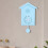 Pendulum Wall Clock With Charming Bird, Modern Wall Clock Featuring Fun Cuckoo Sound And Silent Movement, Intelligently Controlled Cuckoo Clock For Ki 5