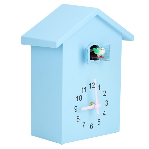 Pendulum Wall Clock With Charming Bird, Modern Wall Clock Featuring Fun Cuckoo Sound And Silent Movement, Intelligently Controlled Cuckoo Clock For Ki 1