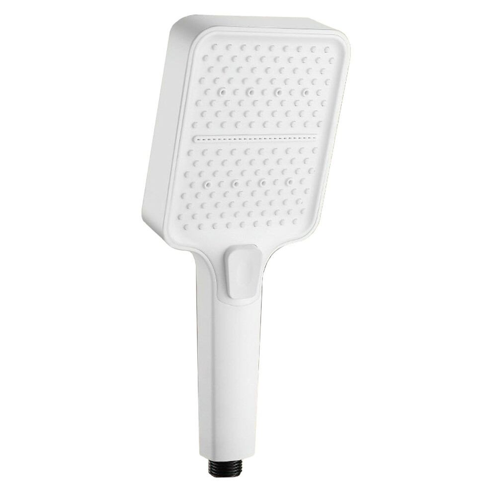 Pressure Shower Head With Handheld 3 Spray Modes Anti Clogging Liquid Silicone Nozzles White 9105992495962