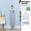 Wall Organizer Rack Heatproof Keeper Foldable Mounting Bracket Compact Storage Frame White Finish Laundry Room Accessory 3