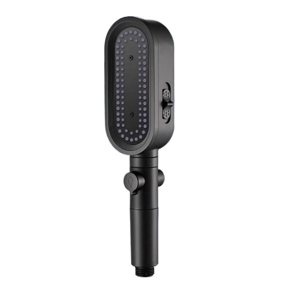 Shower Head 3Mode Adjustable Pressure Hand Shower, Filtered Watersaving, Black Shower Mixer, Bathroom Accessories 9067246096601
