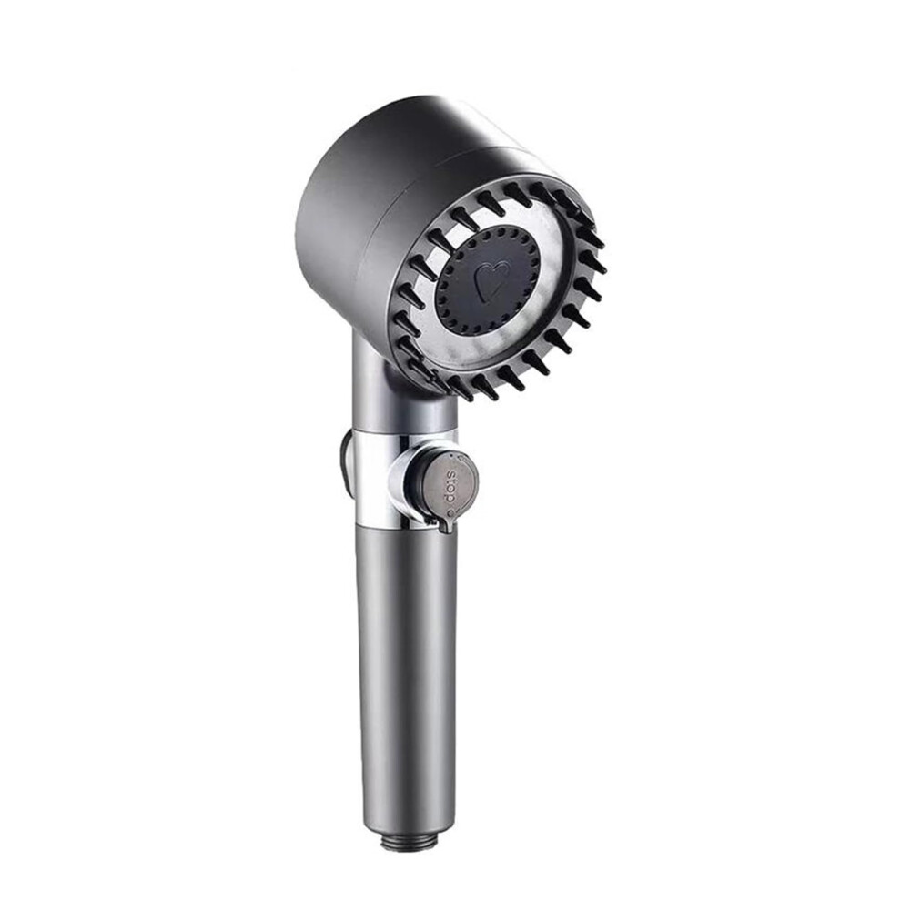 Pressurized Shower 4 Modes Pressure Showerhead With Filter, Watersaving Adjustable Showerhead For Bathroom Massage 9339159503690