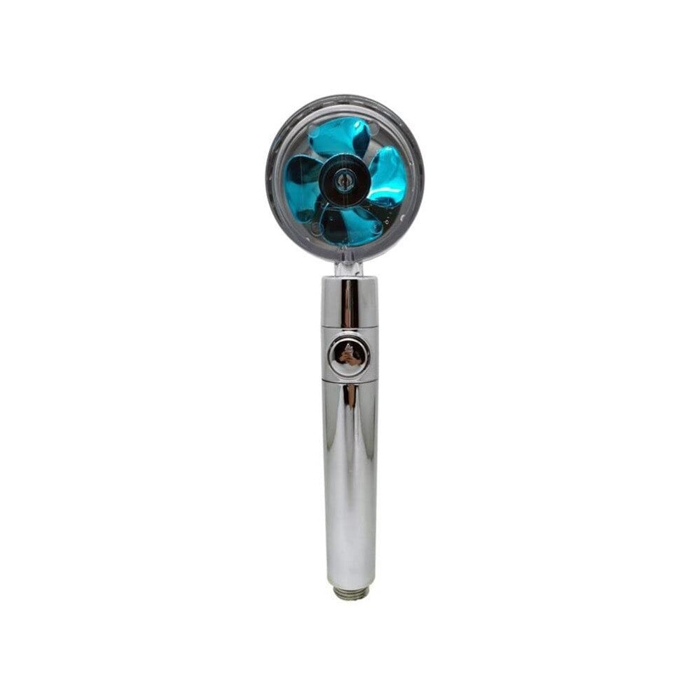Universal Pressure Shower Head Watersaving Handheld Shower Head, Turbo Boost, Small Fan, Bathroom Supplies 9105992497102