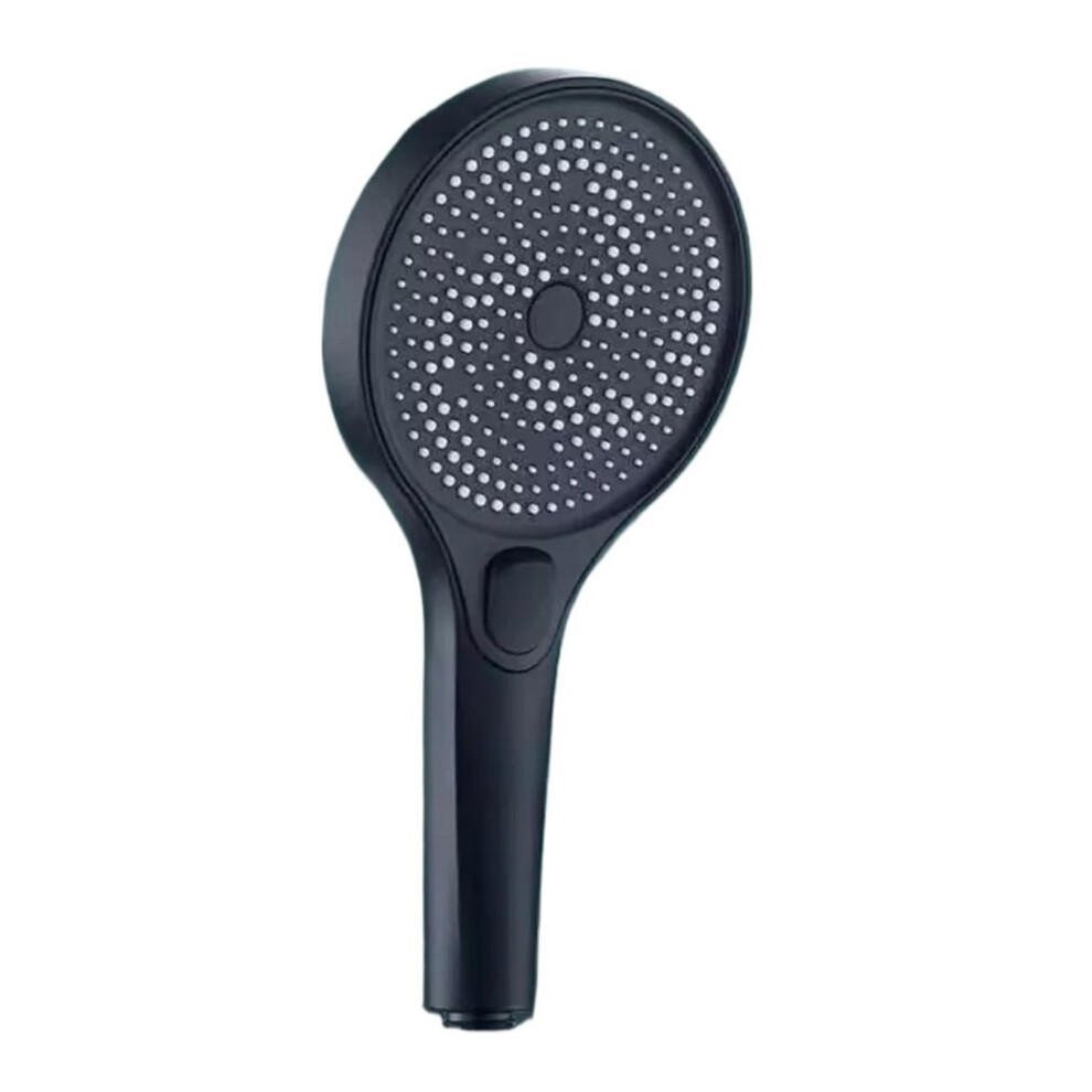 Shower Head Pressure Shower Head Water Saving Shower Head Massage Rainfall 130Mm Black 3 Modes 9105992496273
