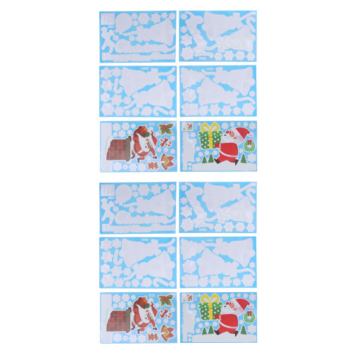Double-Sided Snowflake Decor, Water-Application Decorations For Glass Windows, Simple Operation No Glue Needed, Environmentally Friendly Harmless, Can