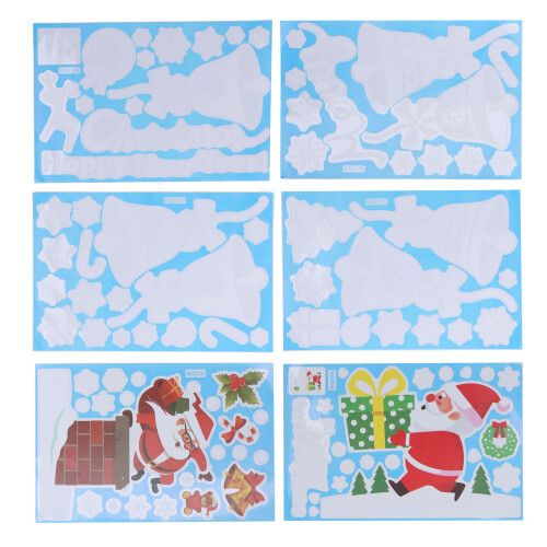 Double-Sided Snowflake Decor, Water-Application Decorations For Glass Windows, Simple Operation No Glue Needed, Environmentally Friendly Harmless, Can 1